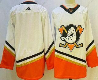 Anaheim Ducks Prázdný Bílý 2022 Obrácený Retro Autentické dres – Pánské