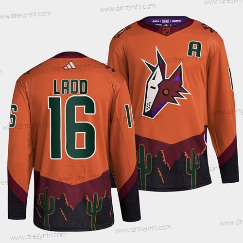 Arizona Coyotes #16 Andrew Ladd Oranžová 2022-23 Obrácený Retro Sešitý dres – Pánské