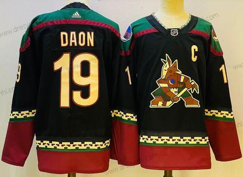 Arizona Coyotes #19 Shane Doan Černá Sešitý dres – Pánské