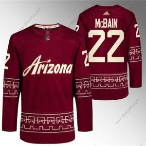 Arizona Coyotes #22 Jack Mcbain Červené Náhradní Pro dres – Pánské