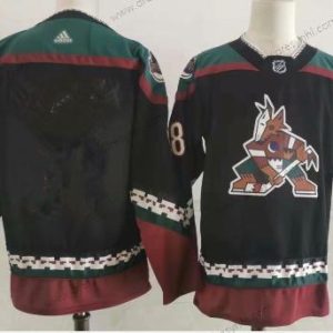 Arizona Coyotes Prázdný Retro Kachina Černá dres – Pánské