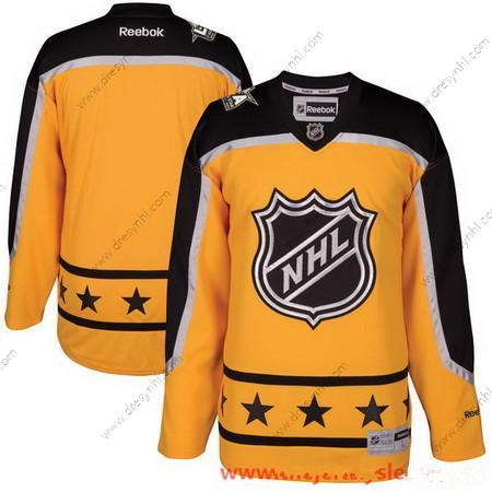 Atlantic Division Reebok Žlutá 2017 NHL All-Star Prázdný Sešitý Hokejový dres – Pánské