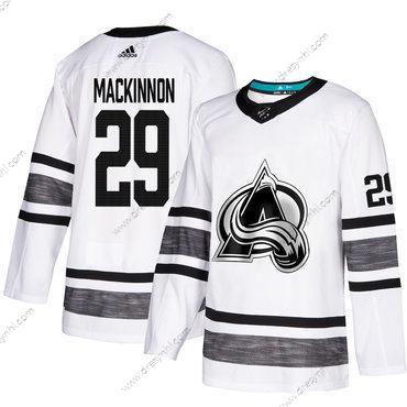 Avalanche #29 Nathan Mackinnon Bílý Autentické 2019 All-Star Sešitý Hokejový dres – Pánské