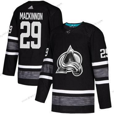 Avalanche #29 Nathan Mackinnon Černá Autentické 2019 All-Star Sešitý Hokejový dres – Pánské