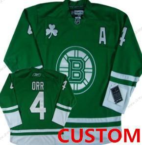 Boston Bruins Personalizované Zelená St. Patrick’S Day dres – Pánské