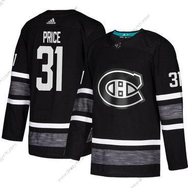 Canadiens #31 Carey Price Černá Autentické 2019 All-Star Sešitý Hokejový dres – Pánské