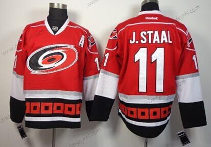 Carolina Hurricanes #11 Jordan Staal Červené Třetí dres dres – Pánské