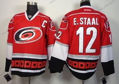 Carolina Hurricanes #12 Eric Staal Červené Třetí dres dres – Pánské