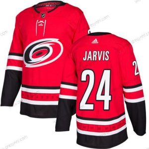 Carolina Hurricanes #24 Seth Jarvis Červené Sešitý dres – Pánské