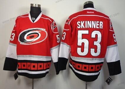 Carolina Hurricanes #53 Jeff Skinner Červené Třetí dres dres – Pánské