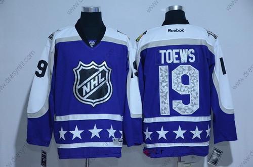 Central Division Chicago Blackhawks #19 Jonathan Toews Reebok Nachový 2017 NHL All-Star Sešitý Hokejový dres – Pánské