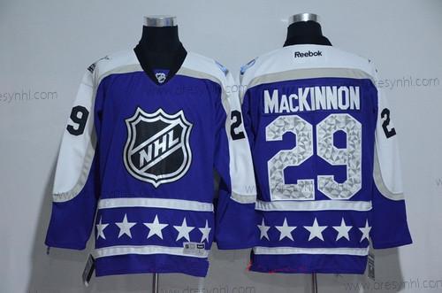 Central Division Colorado Avalanche #29 Nathan Mackinnon Reebok Nachový 2017 NHL All-Star Sešitý Hokejový dres – Pánské