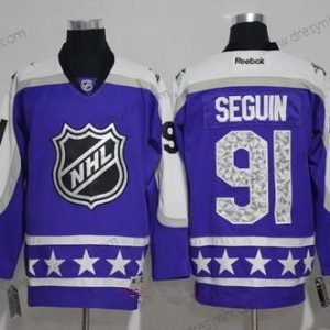 Central Division Dallas Stars #91 Tyler Seguin Reebok Nachový 2017 NHL All-Star Sešitý Hokejový dres – Pánské