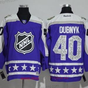 Central Division Minnesota Wild #40 Devan Dubnyk Reebok Nachový 2017 NHL All-Star Sešitý Hokejový dres – Pánské