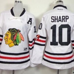 Chicago Blackhawks #10 Patrick Sharp 2015 Zimní Klasický Bílý dres – Dámské