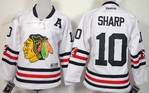 Chicago Blackhawks #10 Patrick Sharp 2015 Zimní Klasický Bílý dres – Dětské