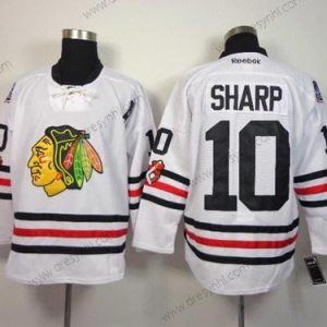 Chicago Blackhawks #10 Patrick Sharp 2015 Zimní Klasický Bílý dres – Pánské