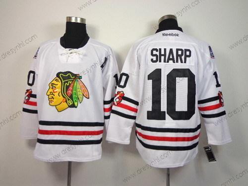 Chicago Blackhawks #10 Patrick Sharp 2015 Zimní Klasický Bílý dres – Pánské