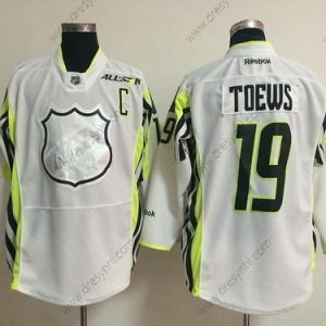 Chicago Blackhawks #19 Jonathan Toews 2015 All-Stars Bílý dres – Pánské