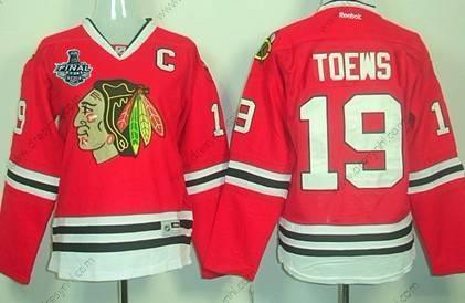 Chicago Blackhawks #19 Jonathan Toews 2015 Stanley Cup Červené dres – Dámské