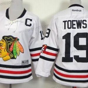 Chicago Blackhawks #19 Jonathan Toews 2015 Zimní Klasický Bílý dres – Dětské