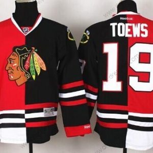 Chicago Blackhawks #19 Jonathan Toews Červené #2 Černá Two Tone dres – Pánské