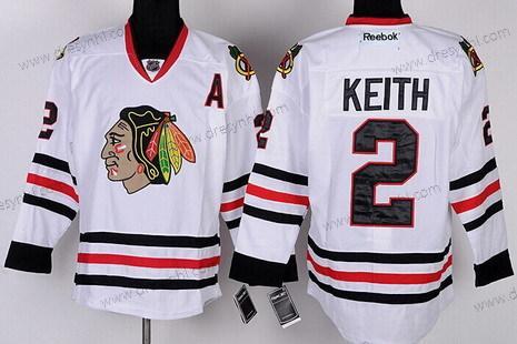 Chicago Blackhawks #2 Duncan Keith Bílý dres – Pánské