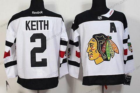 Chicago Blackhawks #2 Duncan Keith Reebok Bílý 2016 Stadium Series Premier dres – Pánské