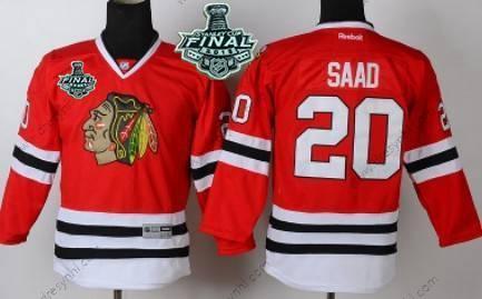 Chicago Blackhawks #20 Brandon Saad 2015 Stanley Cup Červené dres – Juniorské