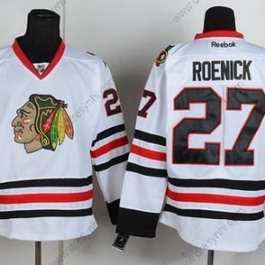 Chicago Blackhawks #27 Jeremy Roenick Bílý dres – Pánské