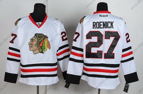 Chicago Blackhawks #27 Jeremy Roenick Bílý dres – Pánské