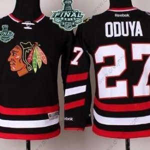 Chicago Blackhawks #27 Johnny Oduya 2015 Stanley Cup 2014 Stadium Series Černá dres – Juniorské