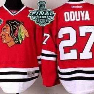 Chicago Blackhawks #27 Johnny Oduya 2015 Stanley Cup Červené dres – Juniorské