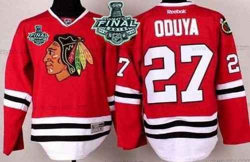 Chicago Blackhawks #27 Johnny Oduya 2015 Stanley Cup Červené dres – Juniorské