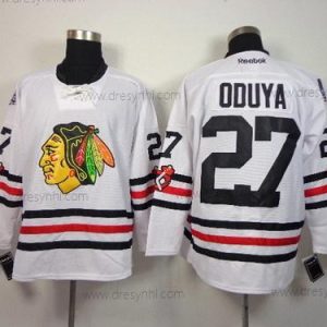 Chicago Blackhawks #27 Johnny Oduya 2015 Zimní Klasický Bílý dres – Pánské