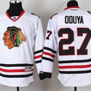 Chicago Blackhawks #27 Johnny Oduya Bílý dres – Pánské