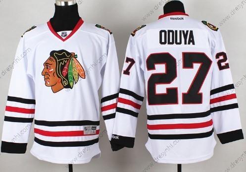 Chicago Blackhawks #27 Johnny Oduya Bílý dres – Pánské