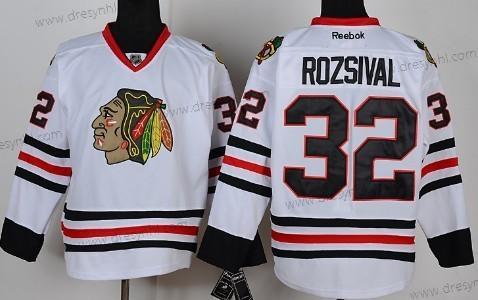 Chicago Blackhawks #32 Michal Rozsival Bílý dres – Pánské