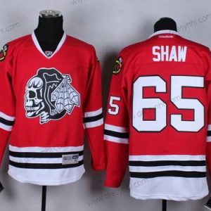 Chicago Blackhawks #65 Andrew Shaw Červené With Černá Skulls dres – Pánské