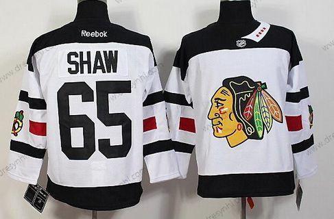 Chicago Blackhawks #65 Andrew Shaw Reebok Bílý 2016 Stadium Series Premier dres – Pánské