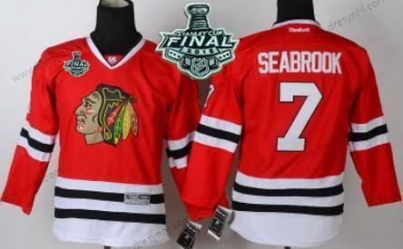 Chicago Blackhawks #7 Brent Seabrook 2015 Stanley Cup Červené dres – Juniorské