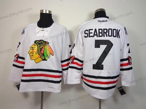 Chicago Blackhawks #7 Brent Seabrook 2015 Zimní Klasický Bílý dres – Pánské