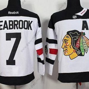 Chicago Blackhawks #7 Brent Seabrook Reebok Bílý 2016 Stadium Series Premier dres – Pánské