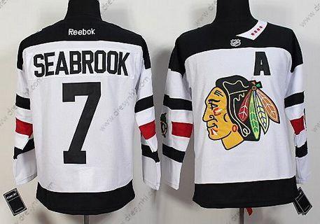 Chicago Blackhawks #7 Brent Seabrook Reebok Bílý 2016 Stadium Series Premier dres – Pánské