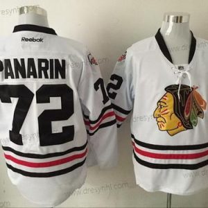 Chicago Blackhawks #72 Artemi Panarin 2017 Zimní Klasický Bílý Sešitý NHL Retro Hokejový dres – Pánské