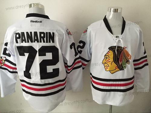 Chicago Blackhawks #72 Artemi Panarin 2017 Zimní Klasický Bílý Sešitý NHL Retro Hokejový dres – Pánské