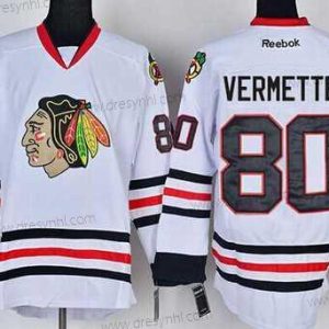 Chicago Blackhawks #80 Antoine Vermette Bílý dres – Pánské