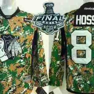 Chicago Blackhawks #81 Marian Hossa 2015 Stanley Cup 2014 Camo dres – Juniorské