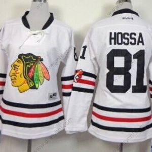 Chicago Blackhawks #81 Marian Hossa 2015 Zimní Klasický Bílý dres – Dámské