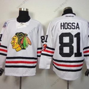 Chicago Blackhawks #81 Marian Hossa 2015 Zimní Klasický Bílý dres – Pánské